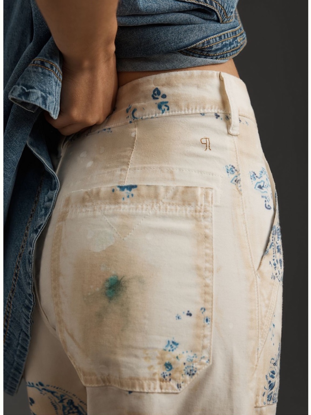The Pilcro The Millie Low-Slung Barrel Pants nwot - Picture 4 of 7